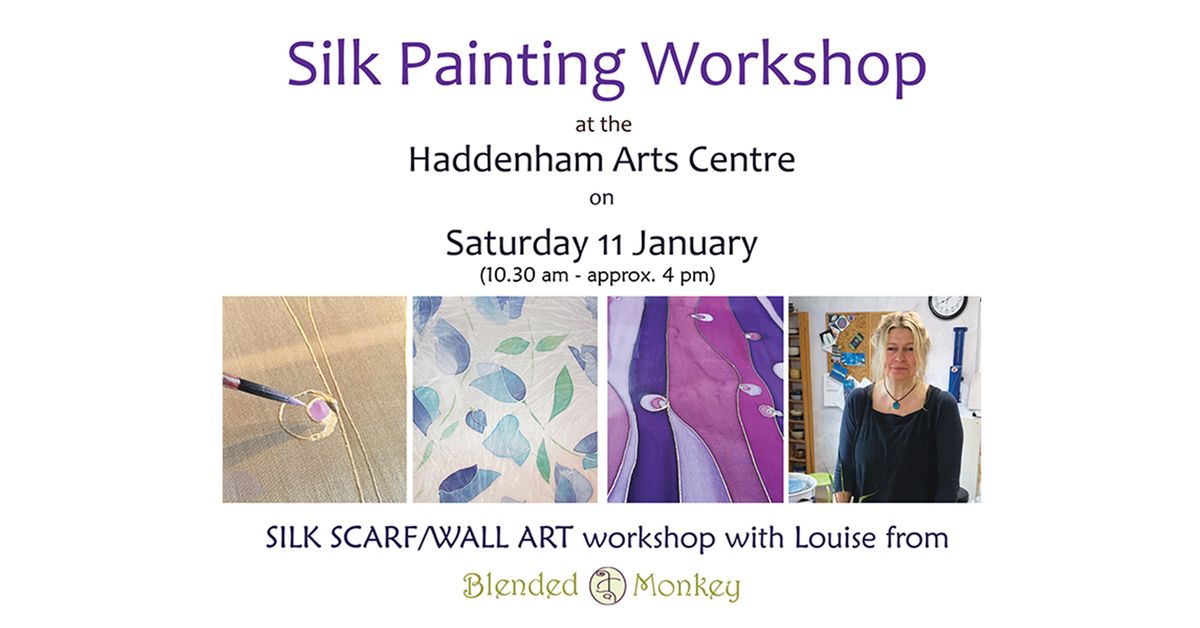 Silk Painting Workshop - Relaxing & Mindful