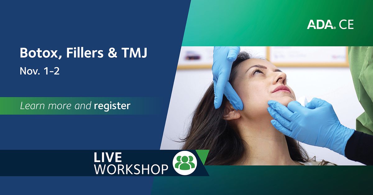 Botulinum Toxin, Dermal Fillers and TMJ Certification Training Level 1 