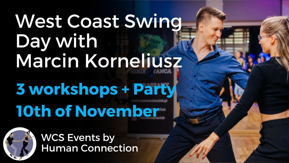 West Coast Swing Day with Marcin Korneliusz from Warsaw - 3 workshops + Social