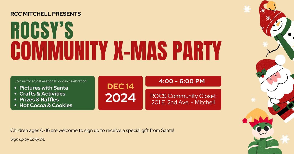 ROCSY's Community X-Mas party