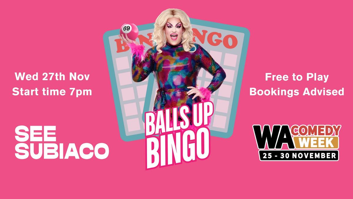 Balls Up Bingo at Fenway for WA Comedy Week