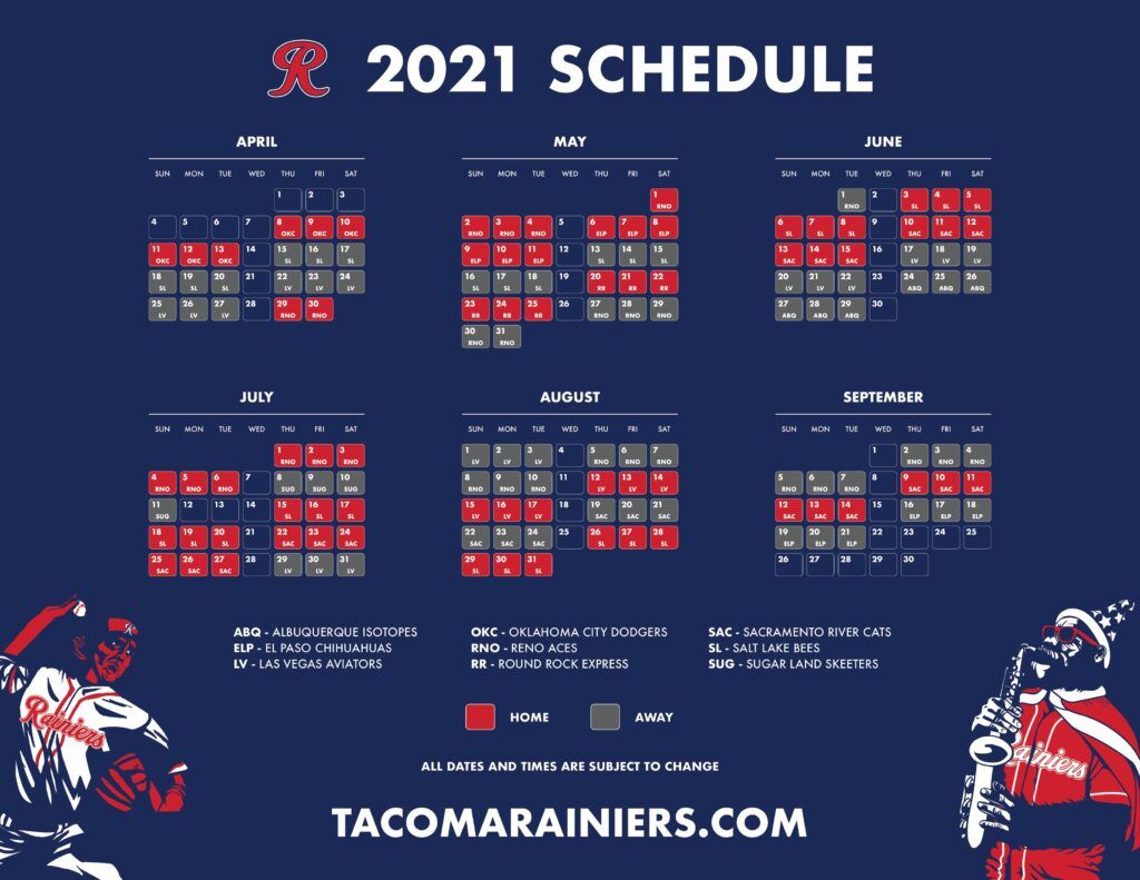 El Paso Chihuahuas at Tacoma Rainiers at Cheney Stadium