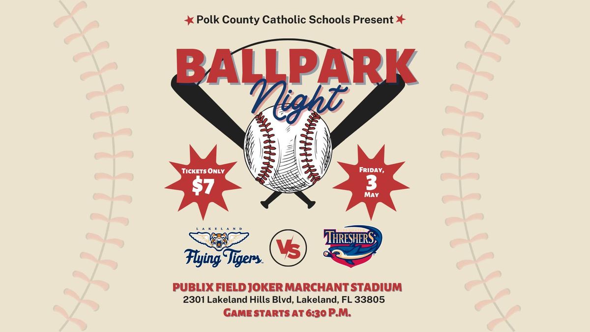 Polk Catholic Schools Night at the Ballpark