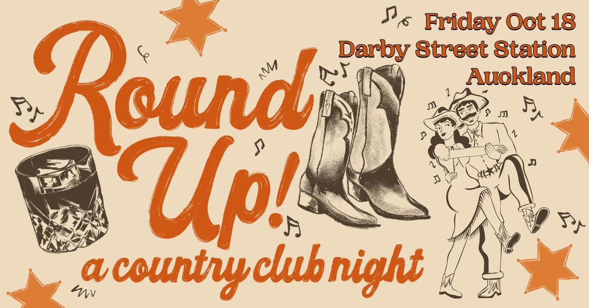 Round Up! - A Country Club Night - Auckland