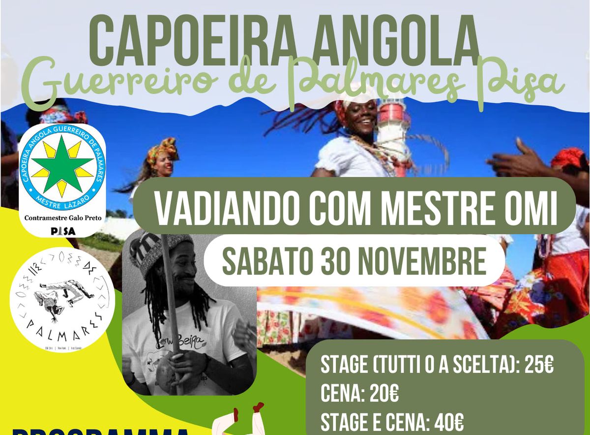 Um dia com Mestre Omi - WORKSHOPS di capoeira e danza