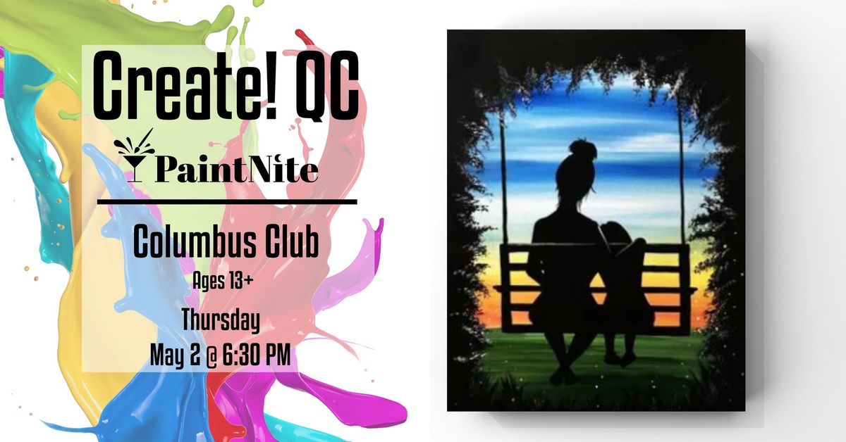 Paint Nite at Columbus Club of Davenport: A Mother\u2019s Love is Eternal