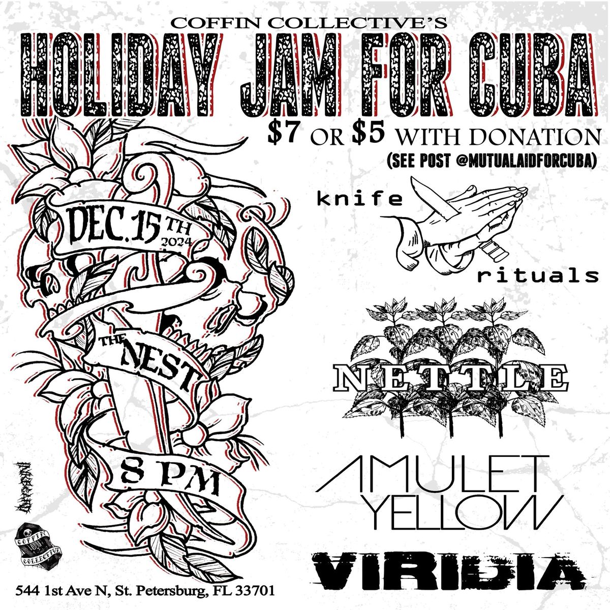 HOLIDAY JAM FOR CUBA AT THE NEST ST. PETE