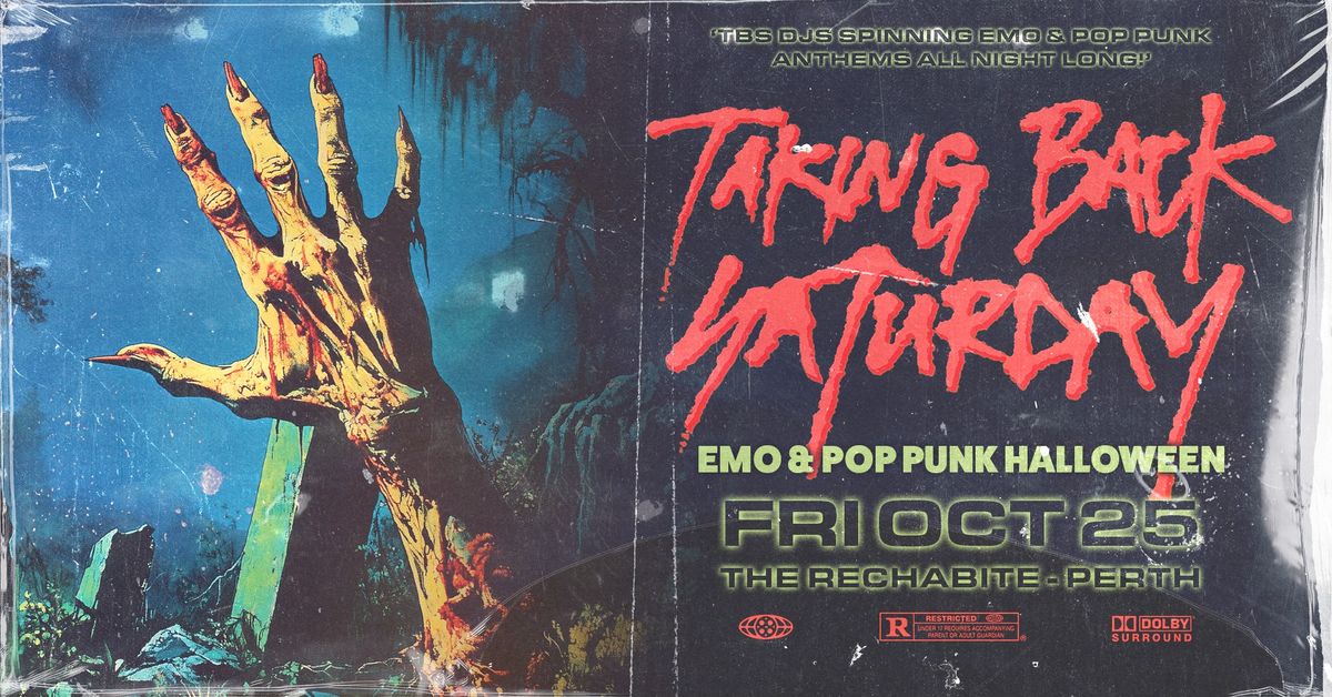 Taking Back Saturday: Emo & Pop Punk Halloween - Perth