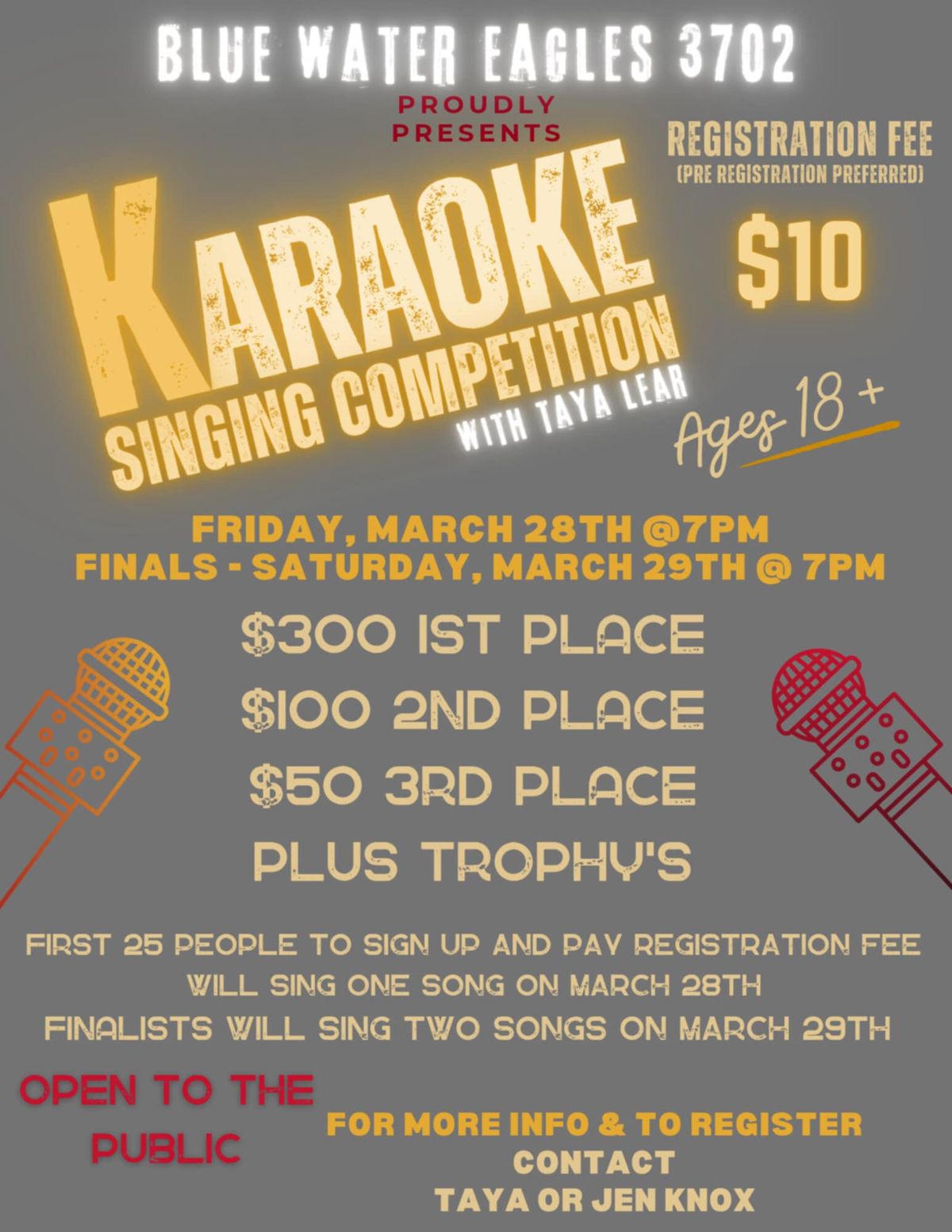 Karaoke singing competition