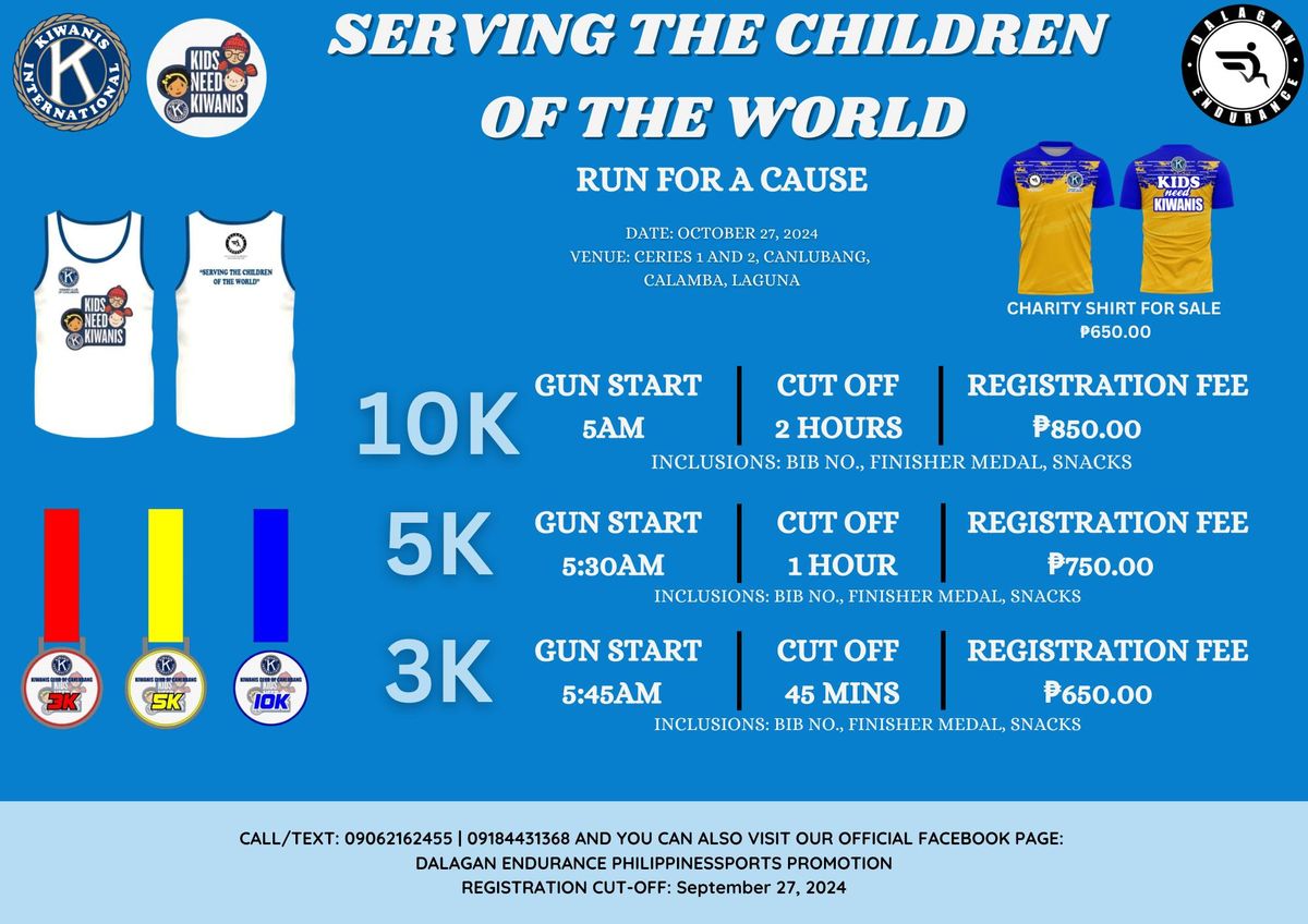 Serving the Children of the World - Run for a Cause