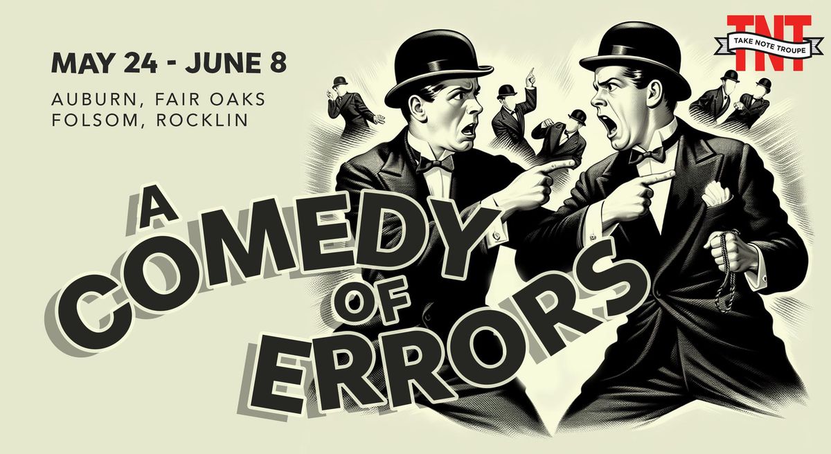 Shakespeare in the Park: A Comedy of Errors presented by Take Note Troupe