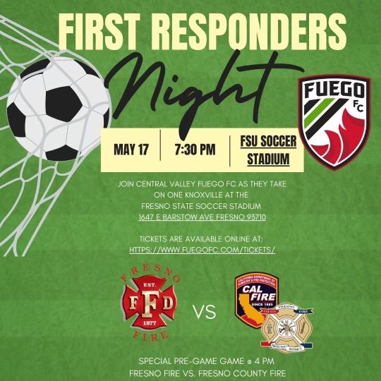 Fresno Fuego\u2019s First Responders Night