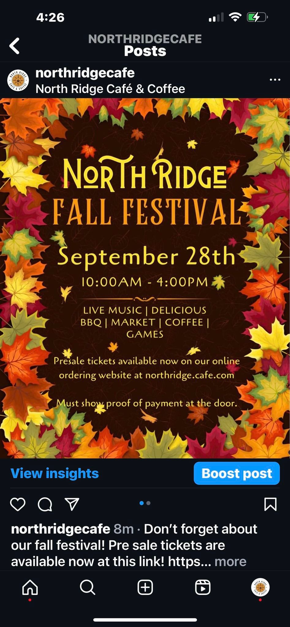 North Ridge Fall Festival 