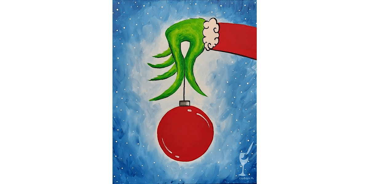 Grinch's Ornament - Paint and Sip in Austin | Classpop!\u2122