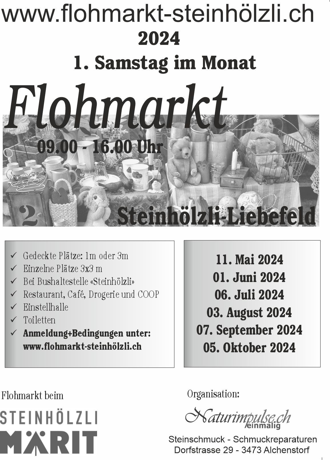 Flohmarkt Steinh\u00f6lzli Bern-Liebefeld