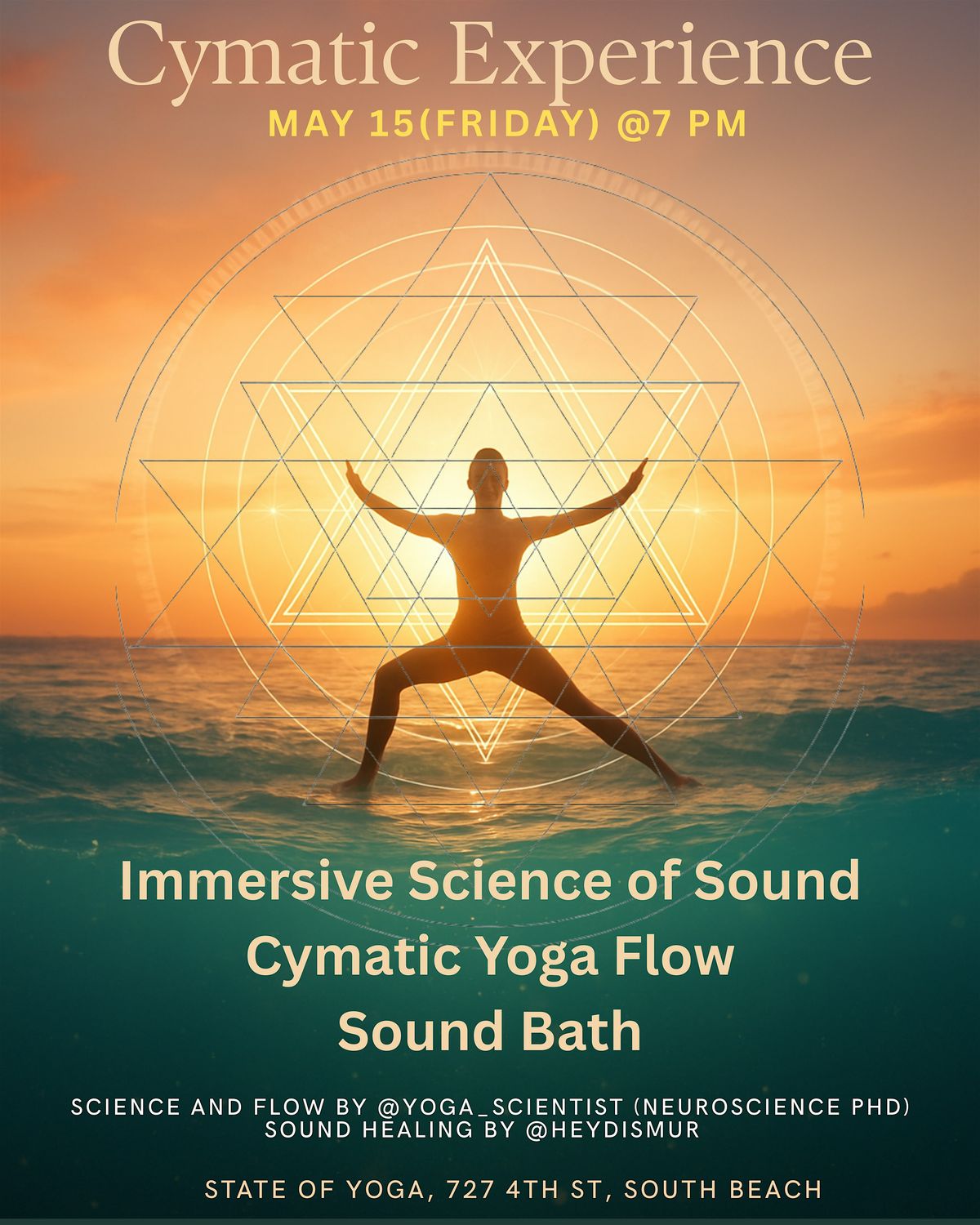 Cymatic Experience: Science, Yoga and Sound Bath