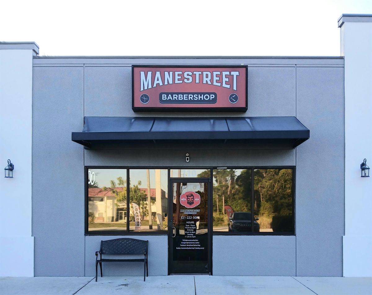 Manestreet Barbershop Grand Opening Rockledge Location