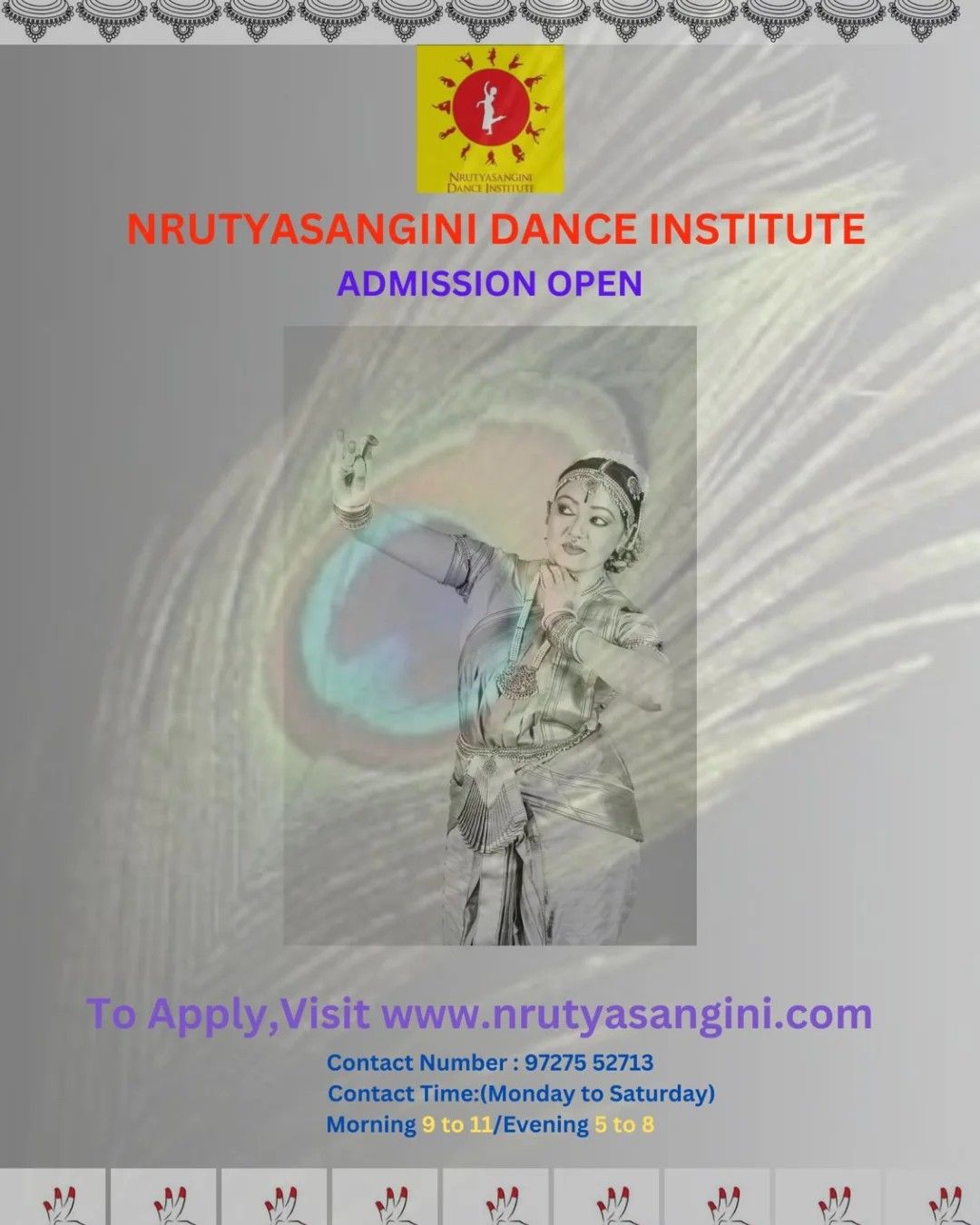 NAUTYASANGIN DANCZ INSTITUTE NRUTYASANGINI DANCE INSTITUTE ADMISSION OPEN