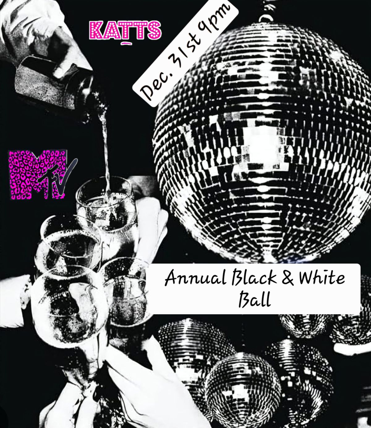 KATTS Annual NYE Black & White Ball