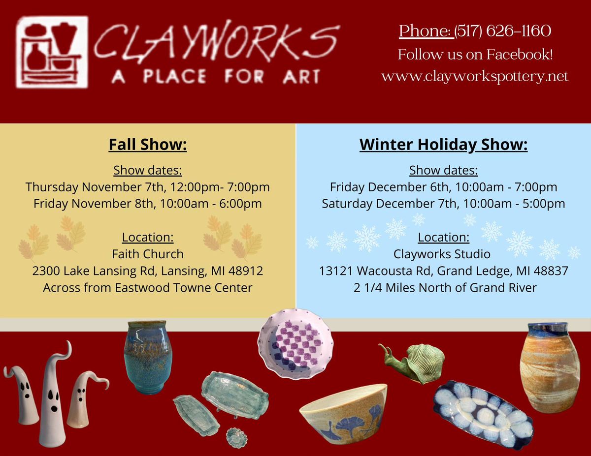 Pottery Show and Sale!