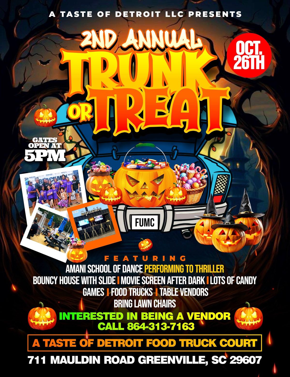 A Taste of Detroit 2nd Annual Trunk or Treat