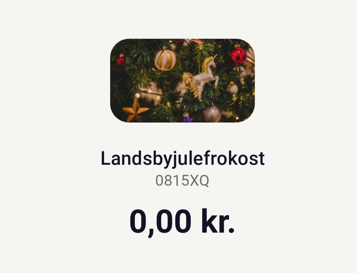 landsbyjulefrokost 