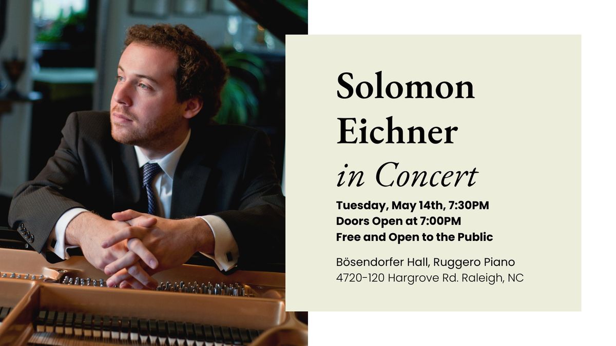 Solomon Eichner in Concert