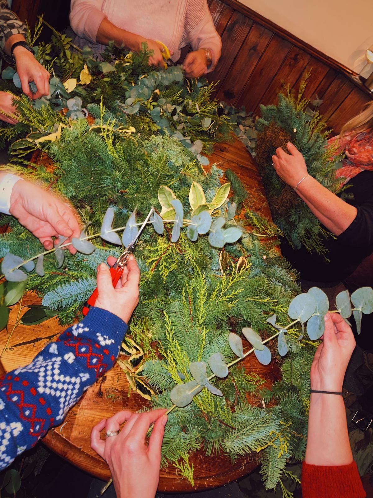 SOLD OUT! Christmas Wreath Making Workshop