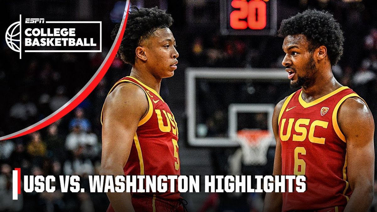 Washington Huskies at USC Trojans Mens Basketball