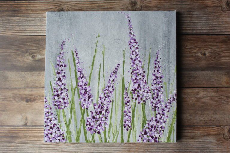 Make and Mingle: Painting Lavender