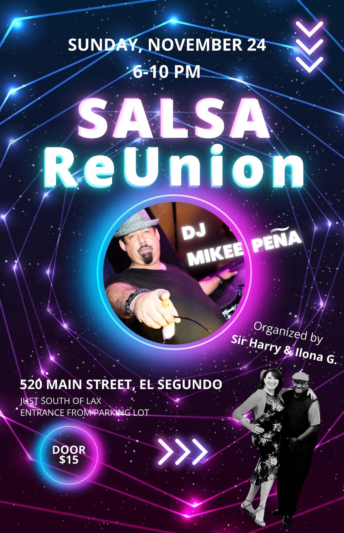 Salsa ReUNION Party - Grand Opening Edition! DJ Mike Pe\u00f1a