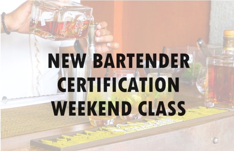 bartender certification course (weekend)