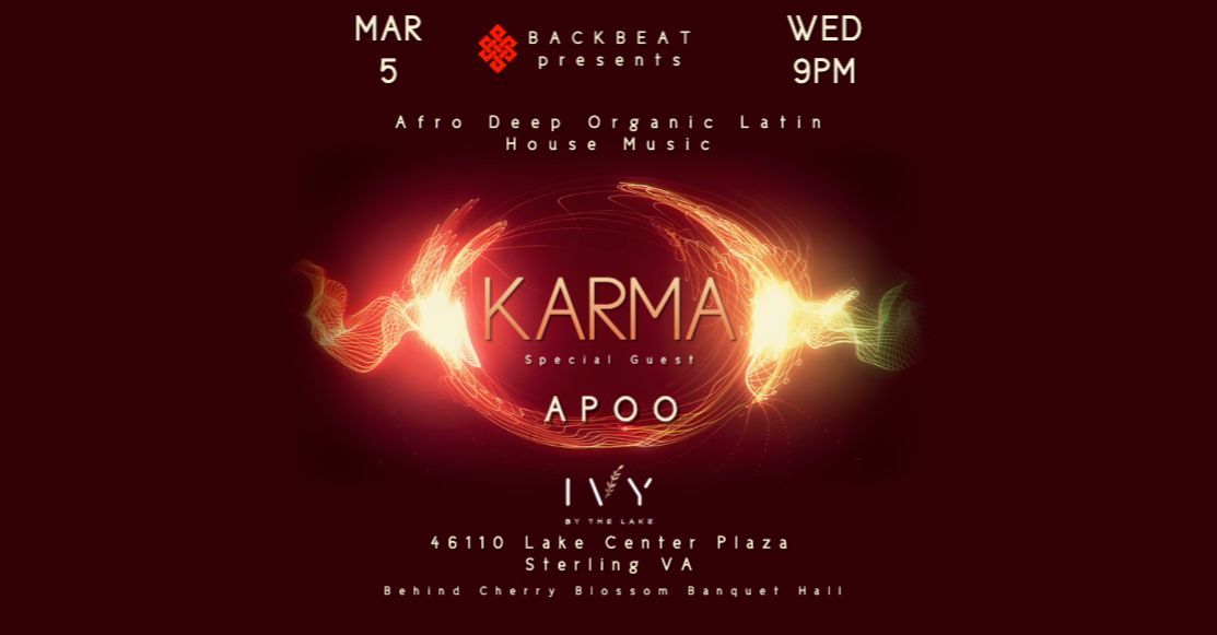 KARMA w\/ guest DJ Apoo - FREE event