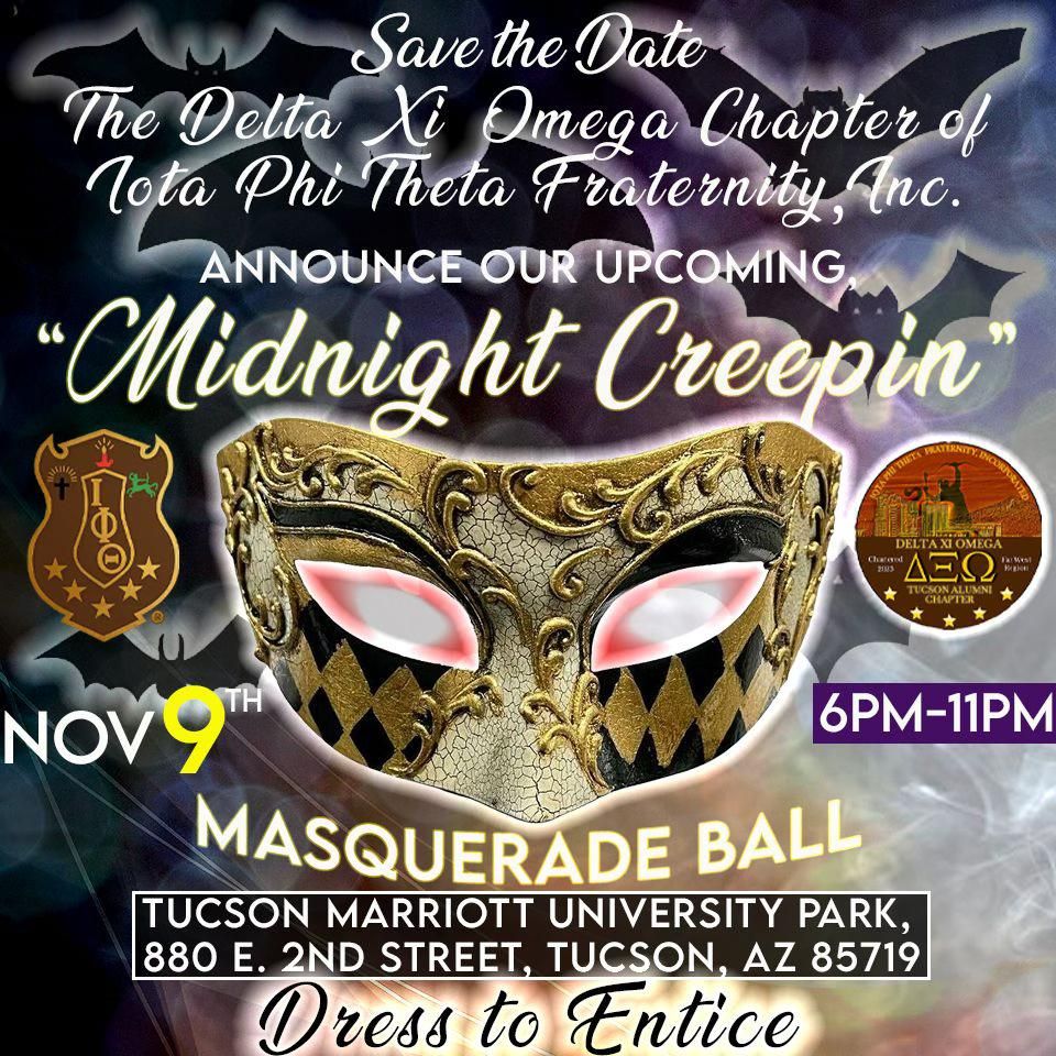 Inaugural \u201cMidnight Creepin\u2019\u201d Masquerade Ball