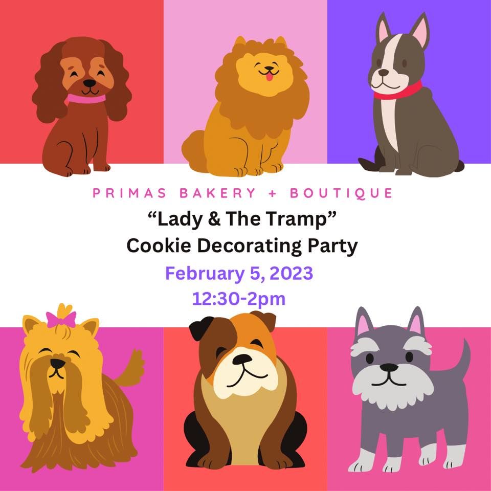 Lady & the Tramp Cookie Decorating Party!