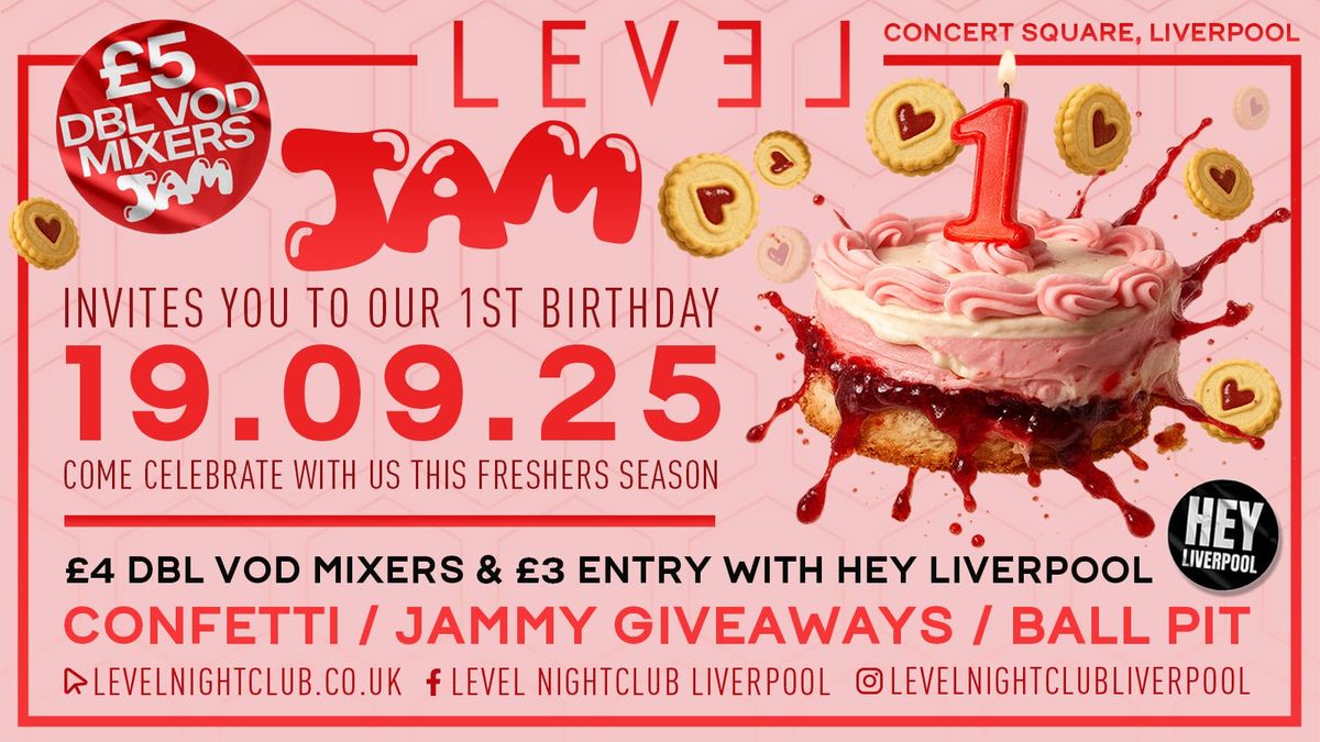 JAM FRIDAYS - \u00a35 DOUBLES ALL NIGHT