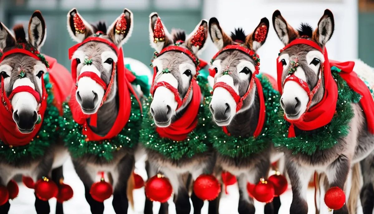 Christmas Story and Donkey Day at the Monastery | Festive Fun for the Whole Family!