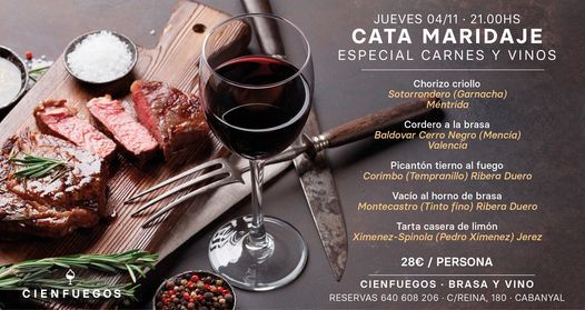 Cata-Maridaje: Carnes y Vinos