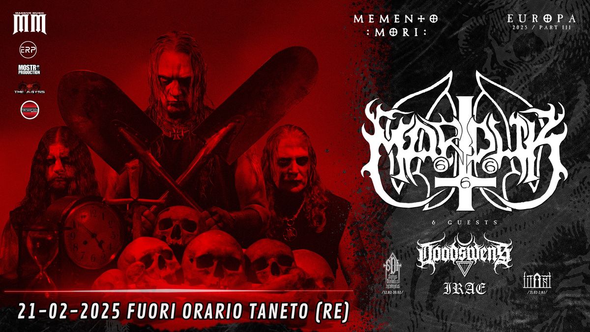 MARDUK + Doodswens + Irae + Litost @ Fuori Orario, Taneto (RE) - 21 febbraio 2025