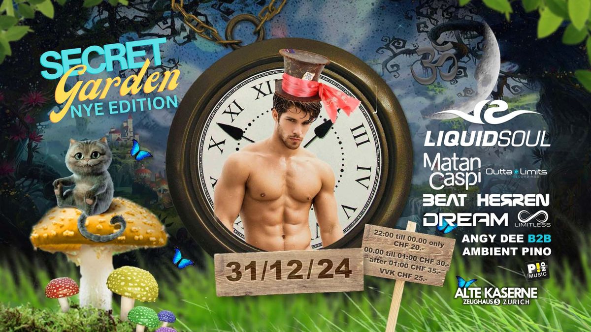 Secret Garden NYE w\/ Liquid Soul & Matan Caspi