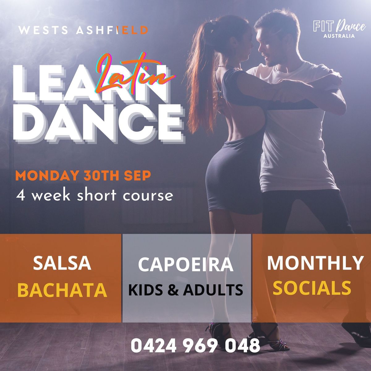 4 week short course - LATIN DANCE 