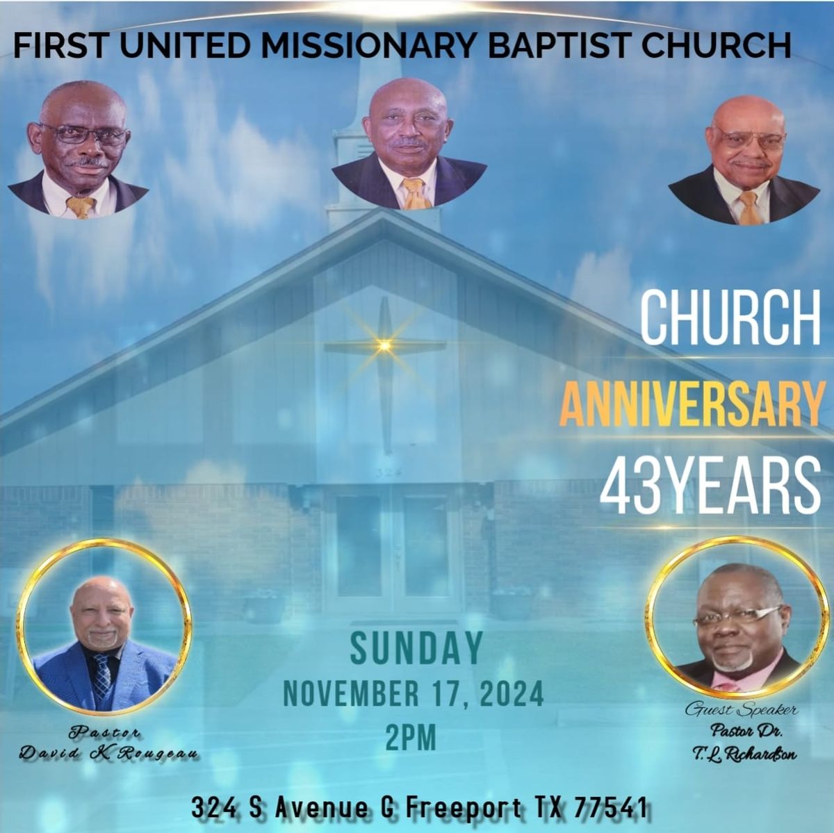 43rd Church Anniversary 