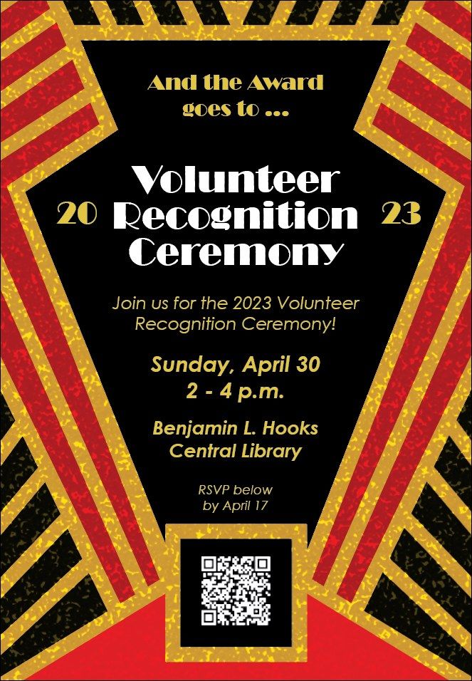 Memphis Public Libraries Volunteer Recognition Ceremony