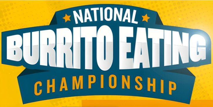 Burrito Eating Contest on April 4th, 2024 ( National Burrito Day )