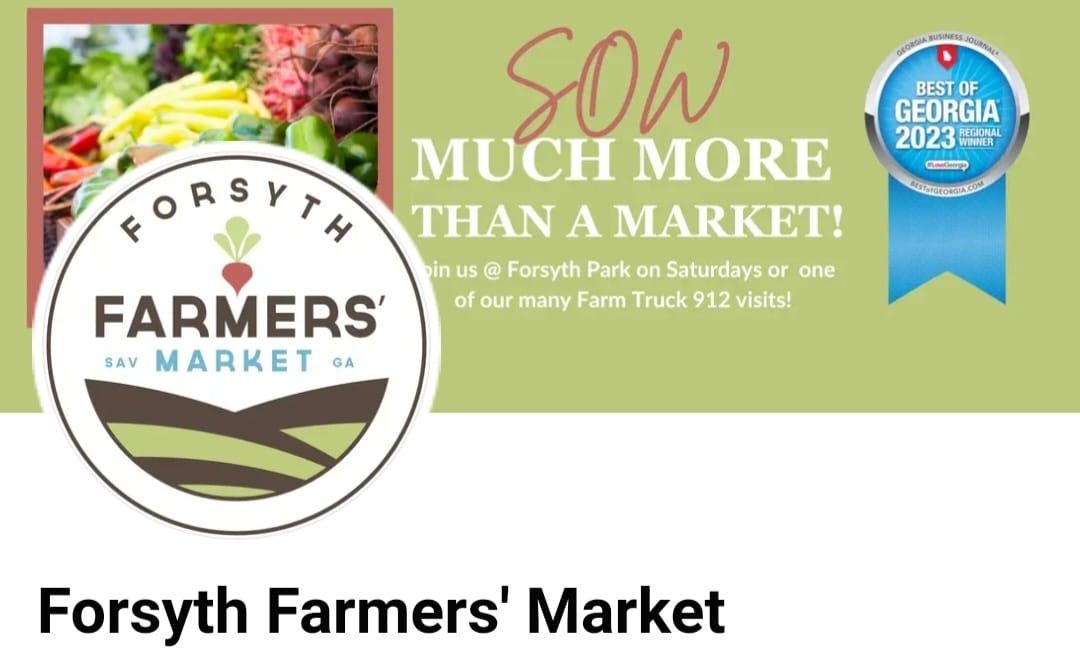 Forsyth Farmer\u2019s Market. Downtown Savannah GA 
