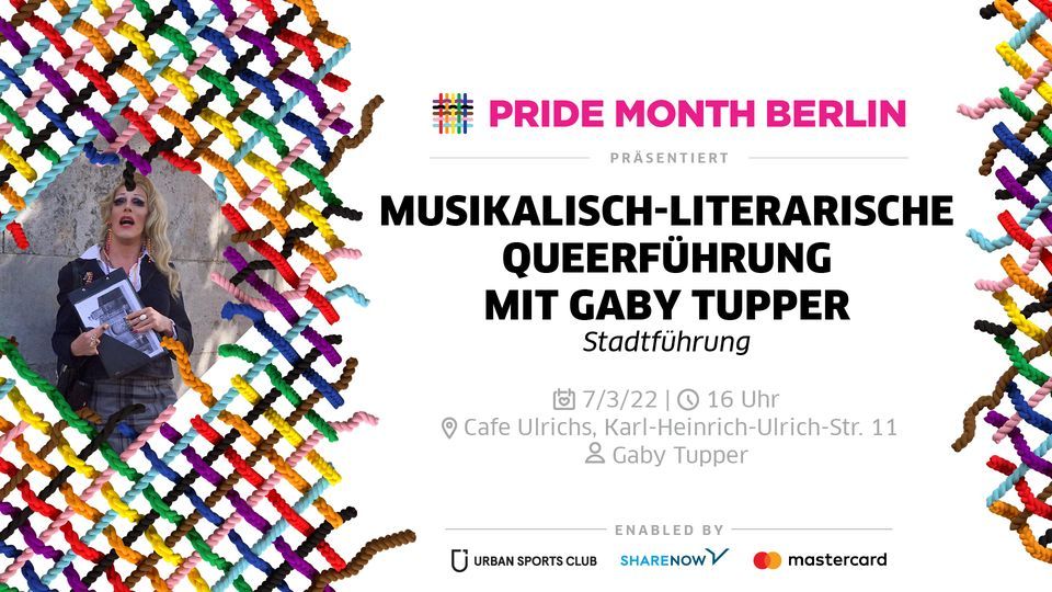 Musikalisch-literarische Queerf\u00fchrung mit Gaby Tupper