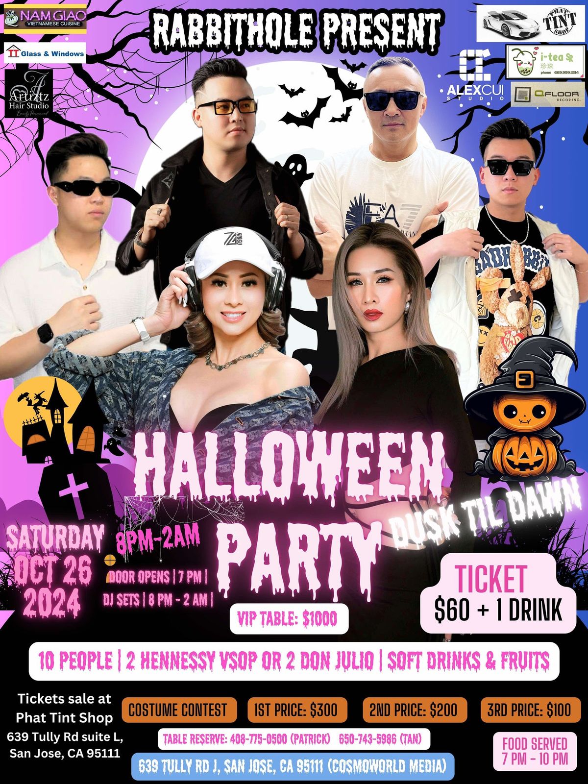 Halloween Party's Dusk Til Dawn!