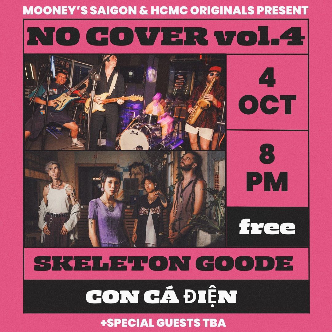 NO COVER vol.4 @ MOONEY\u2019S | feat Skeleton Goode + Con Ca Dien