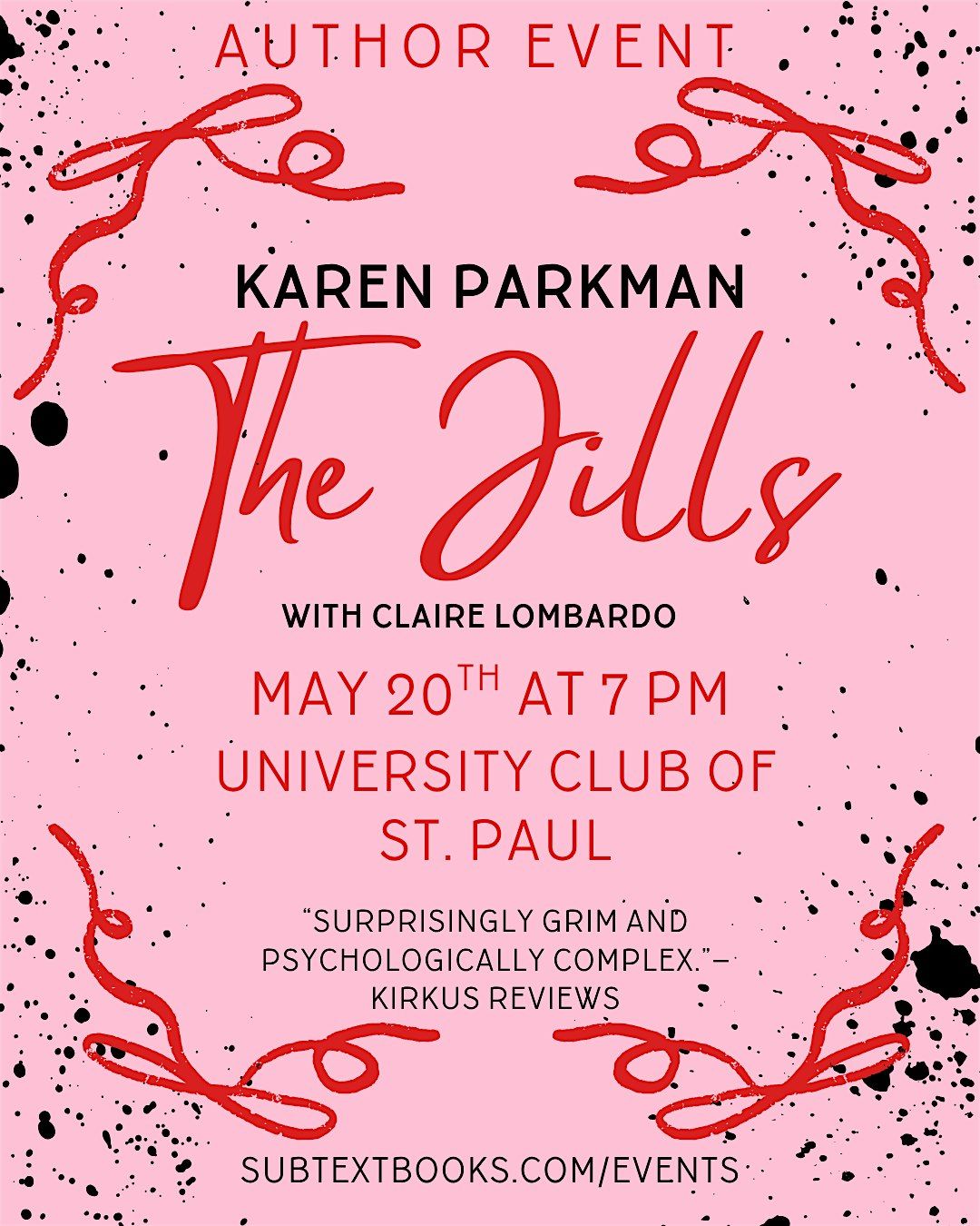 Crime and Cheerleading: Author Event with Karen Parkman
