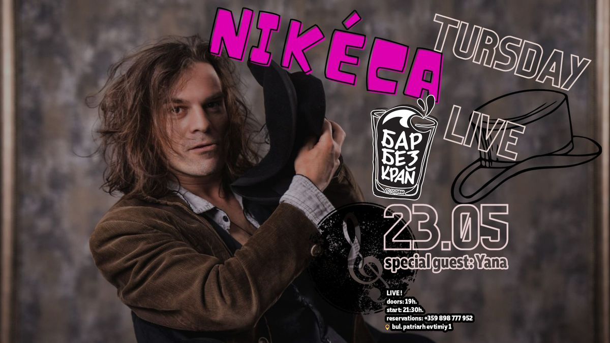  Nik\u00e9ca Acoustic LIVE \/\/ Bar Bezkrai \/\/ 23.05 